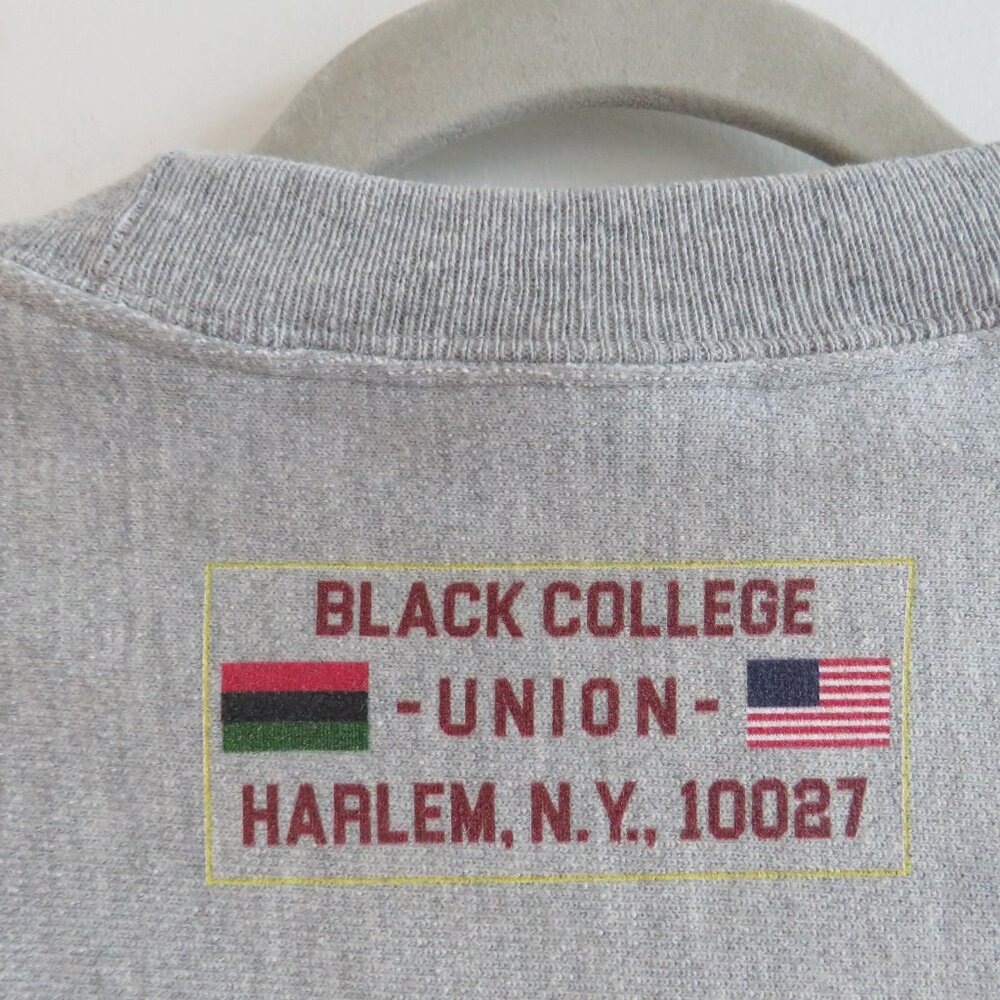 BCU X CHAMPION HBCU Arch Crewneck Gray Reverse Weave Sweatshirt - Size S - Picture 10 of 16